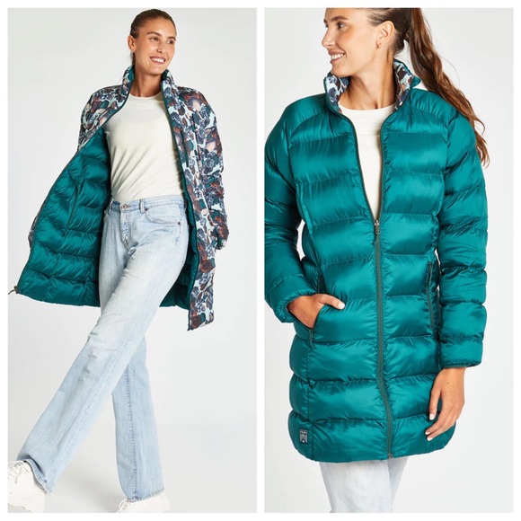 NWT Oiselle Flip Side Reversible Puffy Jacket - Picture 2 of 8